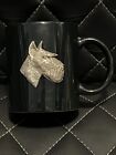 Miniature Schnauzer Dog Coffee Tea Mug/ Cup W/Pewter 3D Dog Head