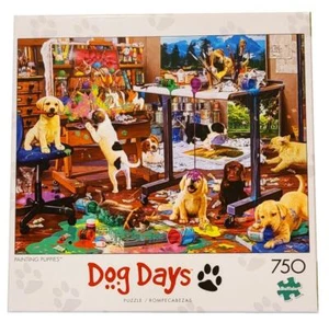 Rompecabezas de 750 piezas Buffalo Games Dog Days 24 x 18 - Imagen 1 de 1