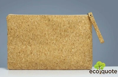 Cork Pouch Sleeve for 13" Laptop Handmade Eco-Friendly & Sustainable Material - Image 1 of 4