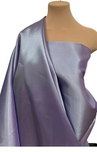 CATIONIC TAFFETA FABRIC LILAC 011 FORMAL, BRIDAL. HOME DECOR, 1 YARD - Picture 1 of 1