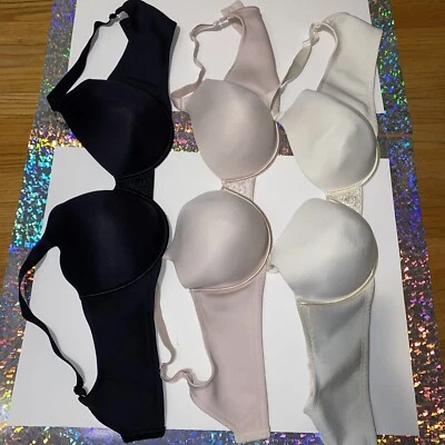 Vanity Fair 42DD / 42D Beauty Back Smoother Full Figure Bra Lot of 3 - Image 1 of 4