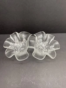 Mikasa Crystal Candy Nut Piatto Doppio Bordo Arruffato - Foto 1 di 7