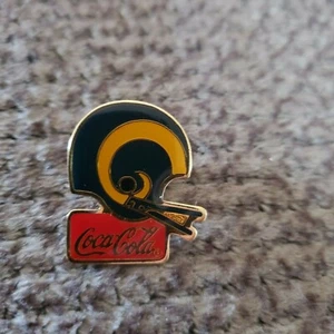 LA Rams Helmet Coca Cola Coke Pin - Bild 1 von 2