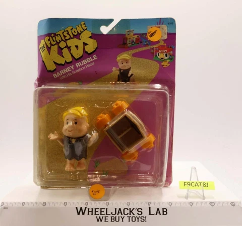 Barney Rubble The Flintstone Kids 1986 Coleco Action Figure NEW MOC Cover