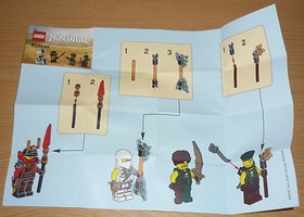 Lego Ninjago blueprint for 853544, instruction only