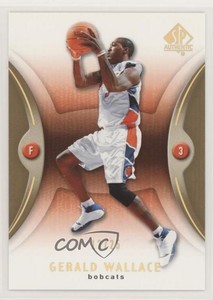 2006-07 SP Authentic Gold /25 Gerald Wallace #9