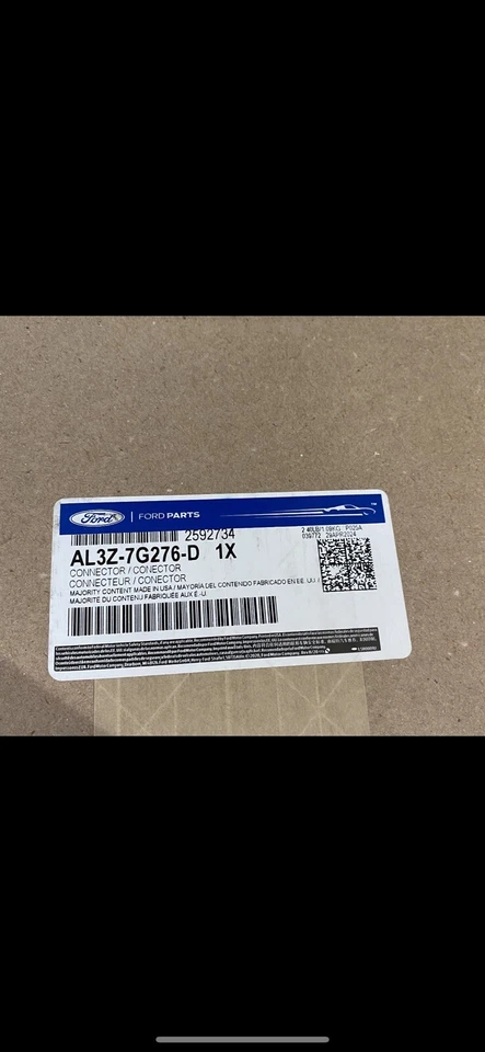 Quadro de chumbo Ford novo em folha, nunca aberto al3z-7g276-d F150 chicote de fios 6 velocidades - Imagem 1 de 1