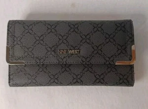 Nine West Verna Check Wallet - Picture 1 of 9