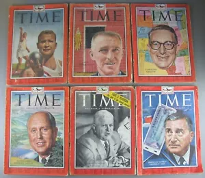 Time Magazine 1956 • 6 issues • The Weekly News Magazine Atlantic Edition - Imagen 1 de 24