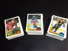 1987-88 Topps lot of 155 Hockey cards! w/STARS! MUST SEE!