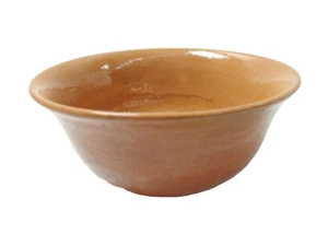 Japanese antique vintage Akaraku pink glaze pottery Hachi bowl pot chacha - Picture 1 of 10