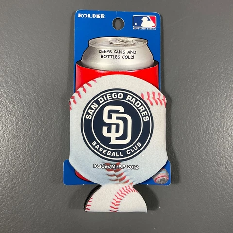 San Diego Padres MLB Baseball Kolder Beverage Insulator "Baseball Club" Sports Cover