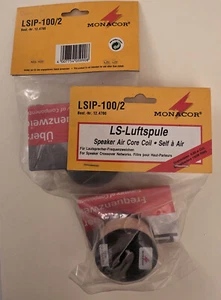 2 X Drosseln Rechts Air LSIP-100/2 Monacor für Filter HP & Zup 1mH - 0.7 Ohm - - Bild 1 von 2