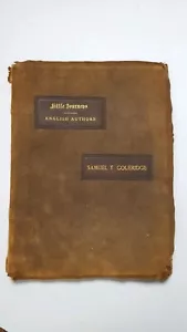 Samuel T Coleridge Elbert Hubbard Signed 1900 Suede Roycrofters Little Journeys - Bild 1 von 10