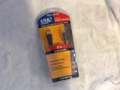 3m USB 2.0 A to Mini B 5 Pin Lead MP3 Camera MP4 Cable. Ref :CD_3 - Image 1 of 4