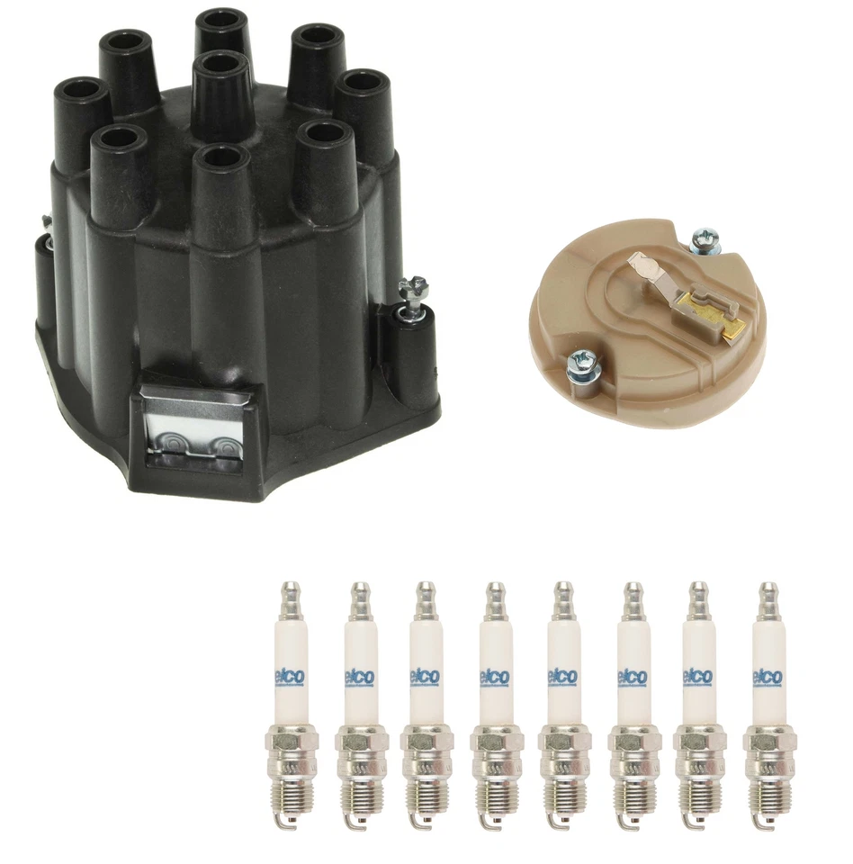 Distributor Rotor Cap & Spark Plugs Kit ACDelco For Chevy P20 Van GMC P35 Sprint - Image 1 of 1