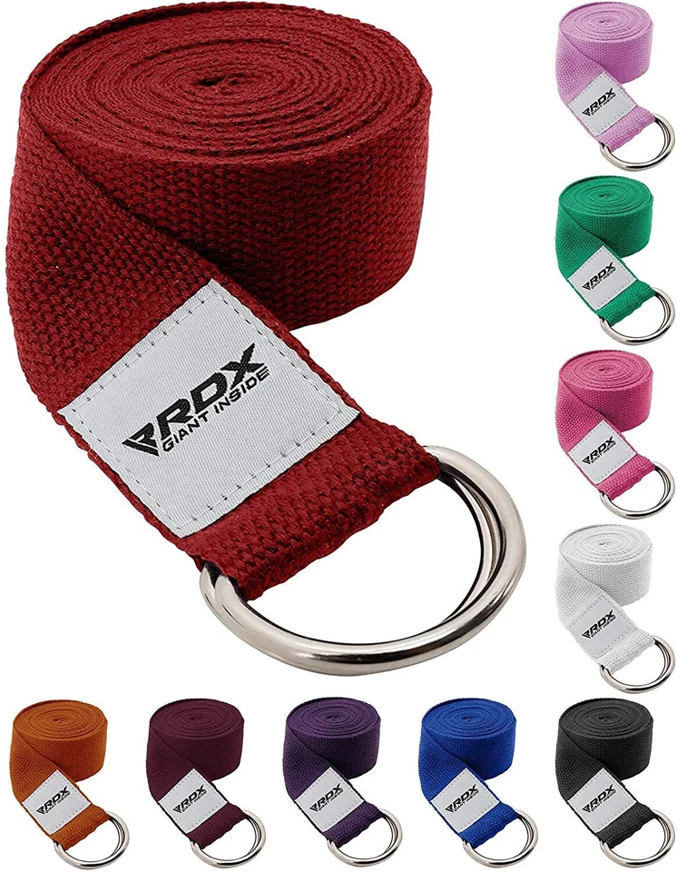 Yoga Strap Belt by RDX, Yoga Blocks and Strap, D-Ring Buckle, Adjustable Belt - Image 1 of 1