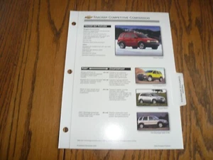 2002 Chevy Suburban Händler Showroom Buch wettbewerbsfähige Vergleichsseiten - Bild 1 von 3