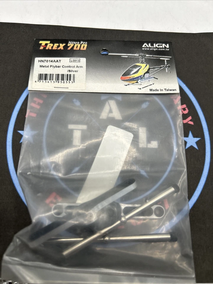 Align T-Rex 700 HN7014AAT. Metal Flybar Control Arm, Silver. L0913 - Image 1 of 1