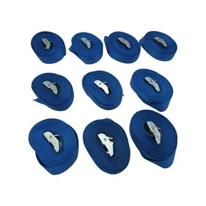 Cambuckle Lashing Strap 25MM 5M X10 Adjustable Cam Buckle Tie Down Cargo - Picture 1 of 7