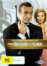 From Russia With Love DVD JAMES BOND 007 2-DISCS Ultimate Edition BRAND NEW R4