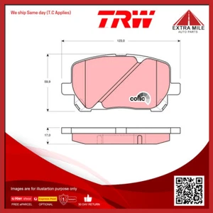 TRW Brake Pad Set For Hyundai Accent, i20, Kia Rio - GDB3315 - Picture 1 of 2