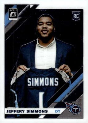 2019 Donruss #258 Jeffery Simmons - Image 1 of 2