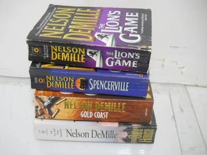 Lot of 4  Nelson DeMille Thrillers ~ Good/VG Paperbacks~ Ships Boxed - Picture 1 of 6