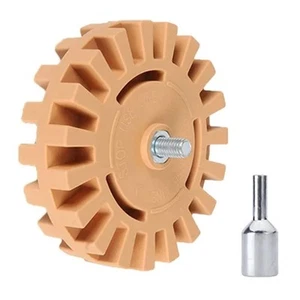 Quality Rubber Eraser Wheel for Cars Boats RVs Sticker Pinstripe Decal Removal - Picture 1 of 13