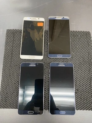 Lot Of 4 Samsung Galaxy Note 5 32GB Parts/Repair READ DESC B6 - Image 1 of 4
