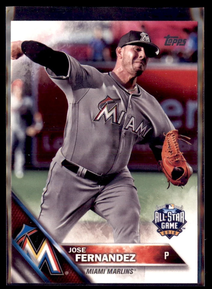 2016 Topps Update Series Jose Fernandez Marlins US223 - Image 1 of 2