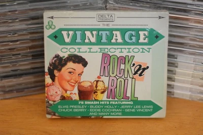 The Vintage Collection Rock 'n' Roll 75 Hits CD New Sealed Elvis Buddy Holly - Image 1 of 2