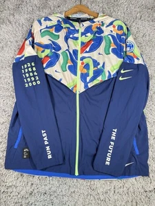Vintage Nike “Run Past The Future” Fanny Pack Jacket by Kelly Anna Size Large - Picture 1 of 19
