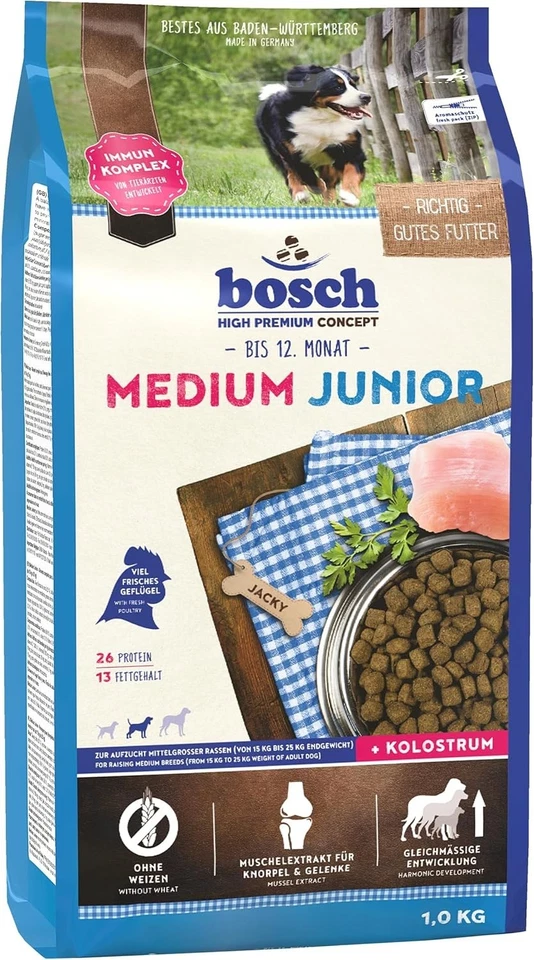15 kg BOSCH Medium Junior Hundefutter - Bild 1 von 2
