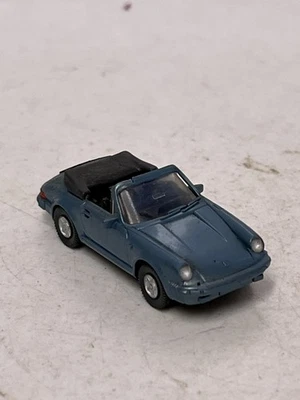 Wiking Porsche 911 Cabriolet Azul Calibre HO Escala 1/87 Sin Caja Foto 1 de 2