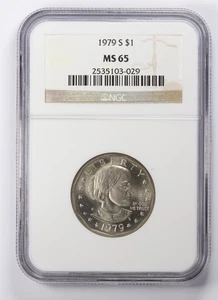 1979-S Susan B. Anthony Dollar NGC MS65 - Picture 1 of 4
