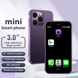 Blau SOYES XS15 Mini 3G Smartphone 3in WiFi 2GB 16GB 3D Glas Slim HD Kamera - Bild 1 von 24