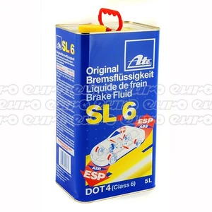 SL6 Brake Fluid 5L 5 Litre DOT 4 Dry Boiling 265C Wet 175C - ATE 03.9901.6403.2 - Picture 1 of 7