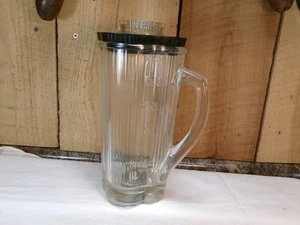 Vintage Waring Clover Leaf Shaped 40 oz ~ 5 Cups Glass Blender Pitcher with Lid - Picture 1 of 6