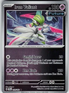 Pokemon Iron Valiant 079/162 SV05: Temporal Forces NM Reverse Holo card - Picture 1 of 2