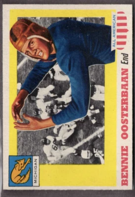 1955 Topps All-American Set-Break # 80 Bennie Oosterbaan NR-MINT *JAYSACE* - Image 1 of 2