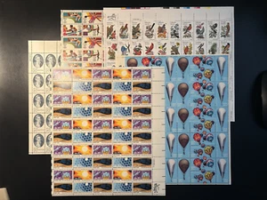 250 US MINT NH STAMPS 5 SHEETS # 2006-09 1732-33 2032-35 1953-02 2048-51 SEE PIC - Picture 1 of 6