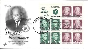 1971 FDC, 2 BOOKLET PANES COMBO COVER - Bild 1 von 1