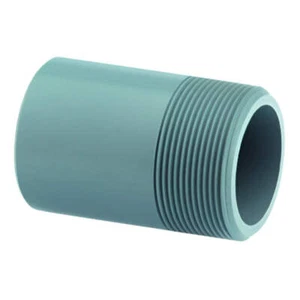 ABS PLAIN/THREADED BARREL NIPPLE - SIZES AVAILABLE FROM 1/2" TO 4" - Picture 1 of 10