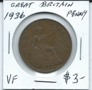 Great Britain 1936 Penny - Picture 1 of 2