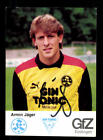 Armin Jäger Autogrammkarte Stuttgarter Kickers 1986-87  Original Signiert 