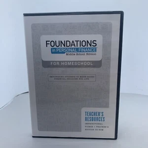 Dave Ramsey Foundations in Personal Finance Middle School Homeschool DVD/CD 2016 - Picture 1 of 9
