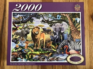 Safari - After the Rains Master Pieces 2000 Piece Puzzle - 39" x 27" - COMPLETE - Picture 1 of 3