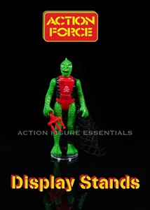 Action Force Figure Stands Display Base Holder Diorama Palitoy x5 Vintage - Picture 1 of 6