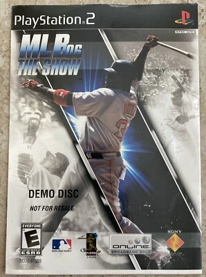 RARE Sony PlayStation 2 MLB 06 The Show Demo Disc NEW SEALED Paperboard Sleeve - Image 1 of 2
